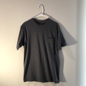 Stafford Gray Crewneck Pocket T-Shirt Size M